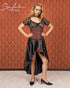 SiaLinda: Unterbrust Korsett Viona, rot schwarz, Premiumkollektion, sexy - SiaLinda.com